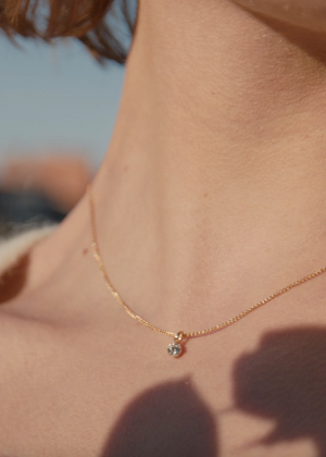 Mini Accroche Coeur - Diamond 0,25ct / 18k Gold