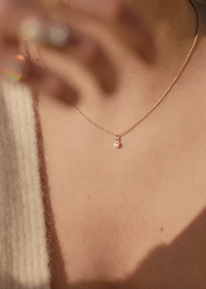 Mini Accroche Coeur - Diamond 0,25ct / 18k Gold