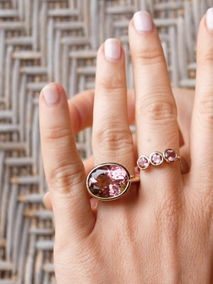 La Dentelière - 13,95cts Pink Tourmaline