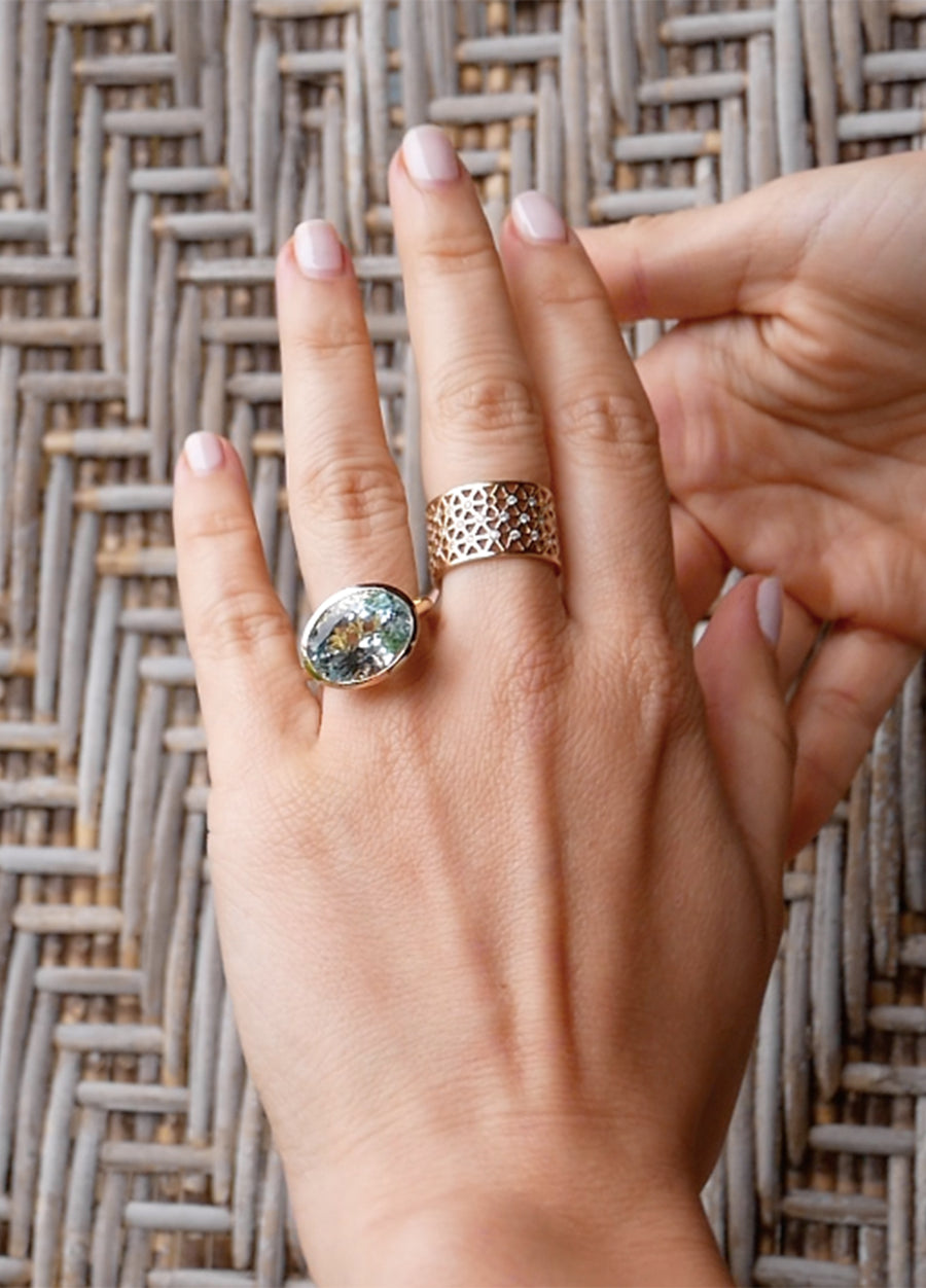 La Dentelière - 9,17cts Aquamarine