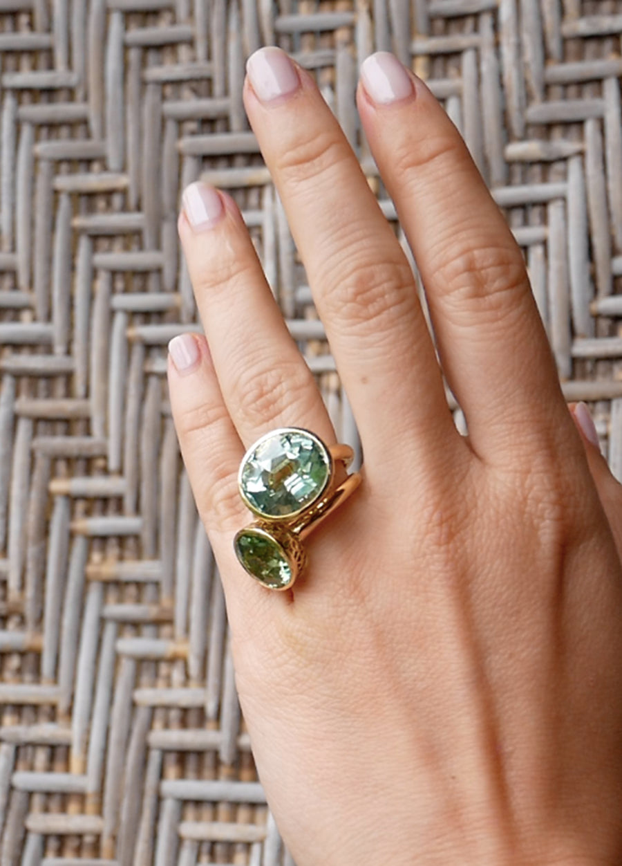 La Dentelière - 15,50cts Green Tourmaline